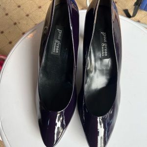 Paul Green Deep Purple (Plum) Patent Leather Pumps Women's Size US 8.5